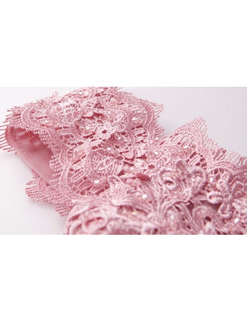 Rochie lunga de seara roz pudra stramta cu decolteu semi-inchis